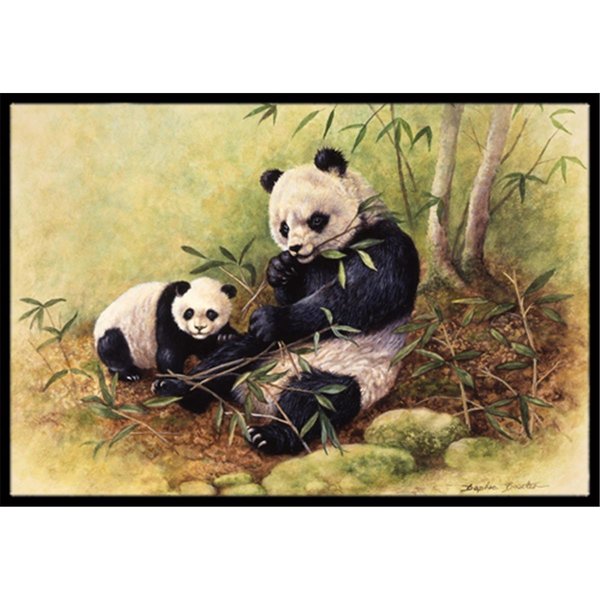 Micasa Panda Bears by Daphne Baxter Indoor or Outdoor Mat18 x 27 MI632989